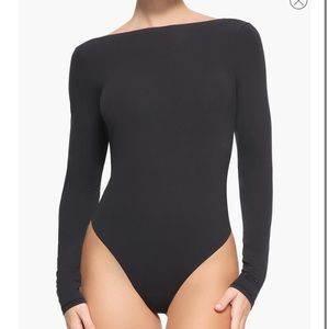 SKIMS Fits Everybody Low Back Body Suit - Black NWOT
